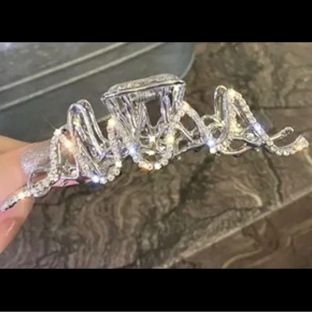 Super Elegant Rhinestone Hairpin to Enhance your Casual or Night Our Hair look